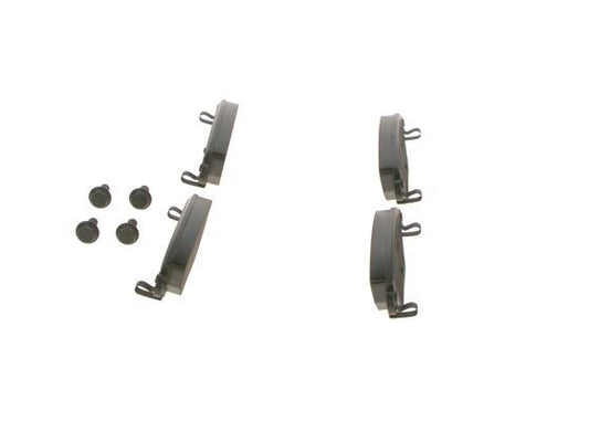 BOSCH 0986494046 Brake Pads Low-Metallic With Anti-Squeak Plate Fits FORD JAGUAR