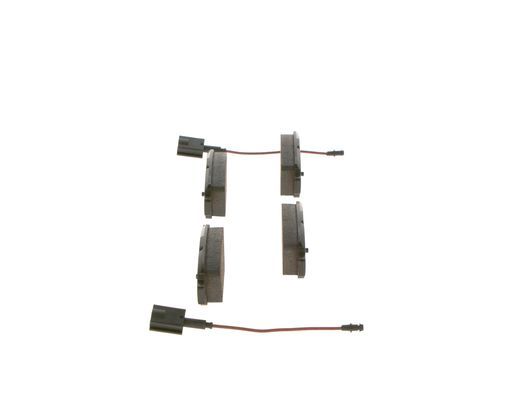 BOSCH 0986494536 Brake Pad Set Rear Low-Metallic Fits Fiat Bravo Lancia Delta