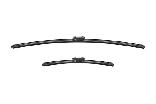 2 x BOSCH AEROTWIN A405S Flat Wiper Blades (Pair) 700/340mm Fits Ford Renault