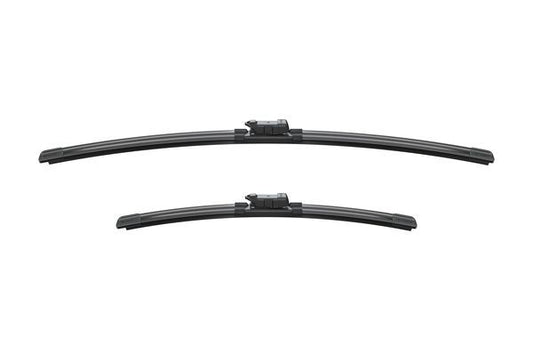 2 x BOSCH AEROTWIN A556S Flat Wiper Blades (Pair) Fits Audi DS Seat Skoda VW