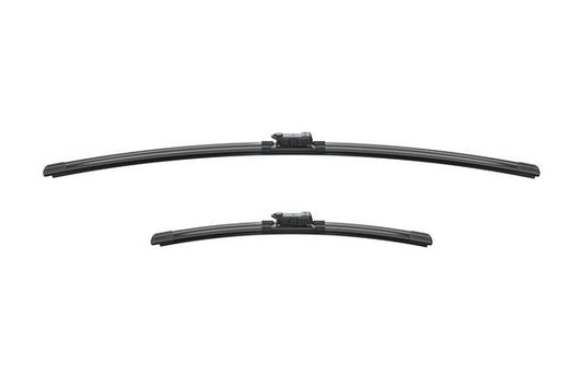 2 x BOSCH AEROTWIN A558S Flat Wiper Blades (Pair) Fits Citroen DS Peugeot Seat V