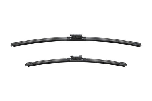 2 x BOSCH AEROTWIN A860S Flat Wiper Blades (Pair) 600/475mm Fits Audi Skoda VW