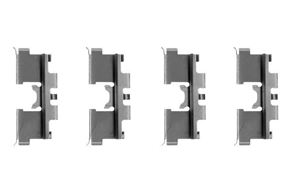 BOSCH 1987474124 Disc Brake Pad Accessory Kit Fitting Set Front For Nissan Sunny