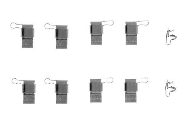 BOSCH 1987474364 Disc Brake Pad Accessory Kit Fitting Set Front Fits Toyota