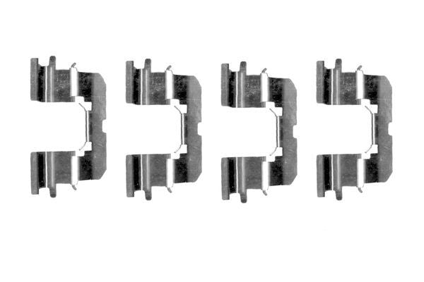 BOSCH 1987474374 Disc Brake Pad Accessory Kit Front Fits Toyota Yaris/Vitz