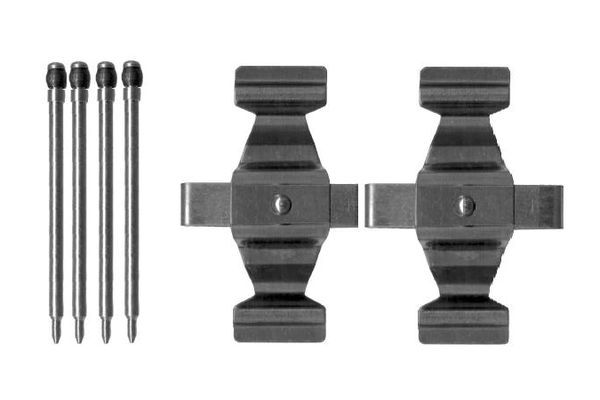 BOSCH 1987474411 Brake Pad Accessory Fitting Kit Front Fits Mercedes-Benz