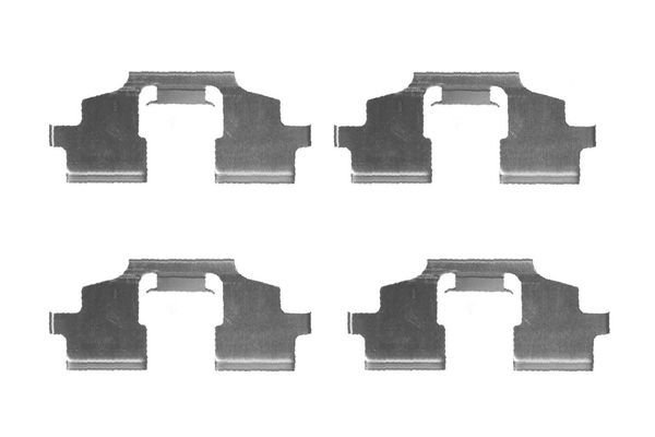 BOSCH 1987474429 Disc Brake Pad Accessory Kit Front Fits Land Rover Freelander