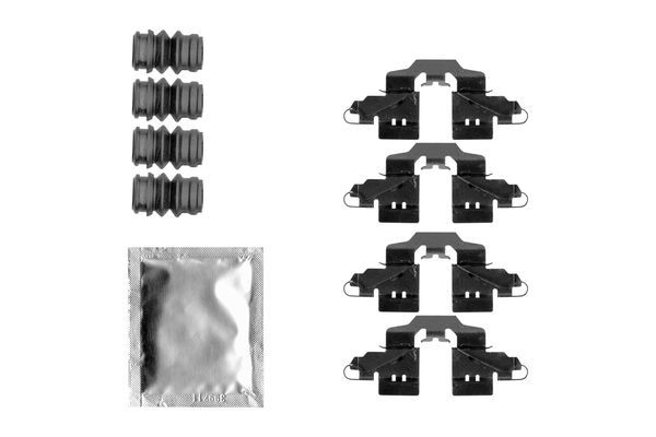 BOSCH 1987474484 Disc Brake Pad Accessory Kit Rear Fits Lexus Suzuki Toyota