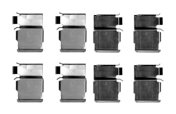 BOSCH 1987474605 Disc Brake Pad Accessory Kit Rear Fits Mitsubishi Toyota