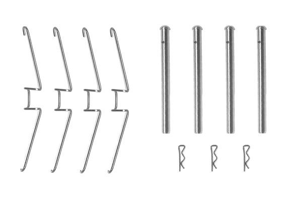 BOSCH 1987474611 Disc Brake Pad Accessory Kit Front For Jaguar XJ Renault Master