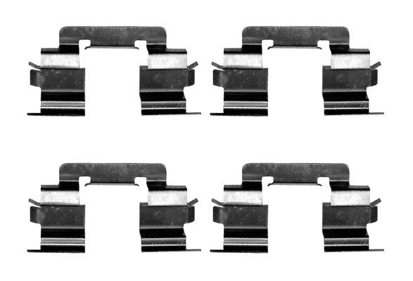 BOSCH 1987474625 Disc Brake Pad Accessory Kit Front Fits Mercedes-Benz A-Class
