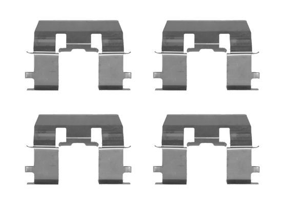 BOSCH 1987474637 Disc Brake Pad Accessory Kit Front Fits Honda FR-V Stream