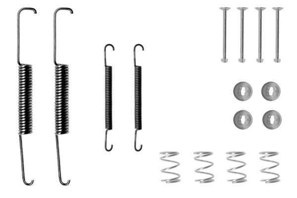 BOSCH 1987475046 Brake Shoes Accessory Kit Rear Fits Bedford Opel Vauxhall