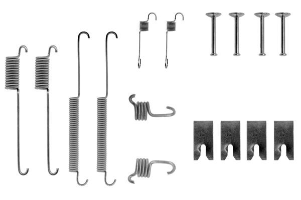 BOSCH 1987475126 Brake Shoes Accessory Kit Fitting Set Rear Fits Ford Mondeo