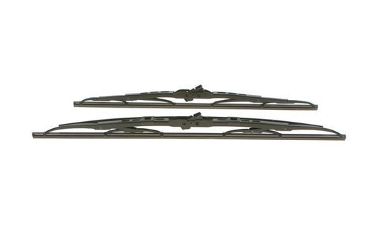 2x BOSCH Wiper Blades (Pair) Fits Aston Martin Audi Cadillac Chrysler Citroen