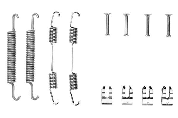 BOSCH 1987475167 Brake Shoes Accessory Kit Fitting Set Mounting Rear Fits Fiat