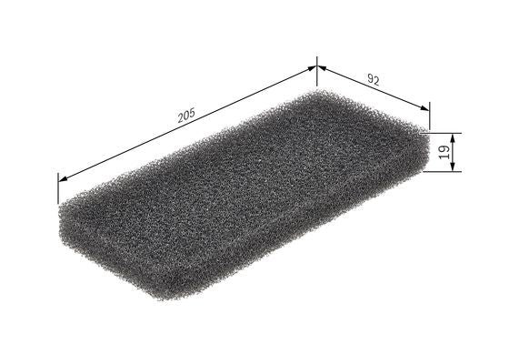 BOSCH 1987431170 Cabin Pollen Air Filter Interior 205mm Length For RENAULT VOLVO