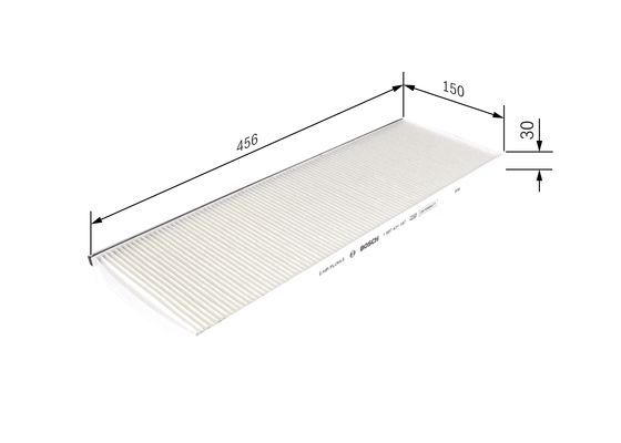 BOSCH 1987431187 Cabin Air Filter For IVECO MAN MERCEDES-BENZ SCANIA VOLVO SETRA