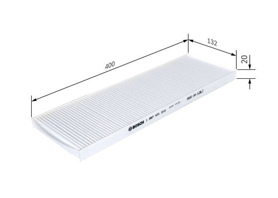 BOSCH 1987431210 Cabin Air Filter Fits MAN MERCEDES-BENZ NEOPLAN SOLARIS