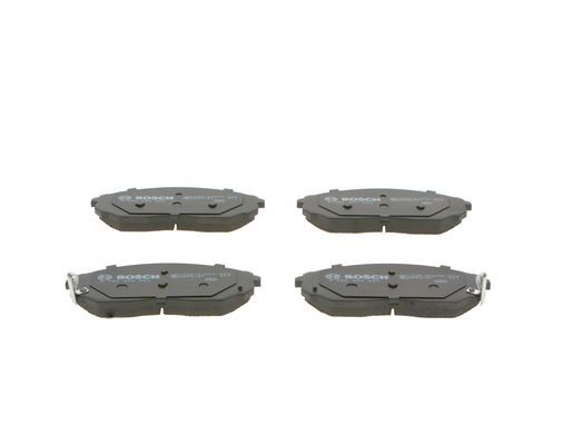 BOSCH 0986494883 Brake Pad Set Front Low-Metallic 59.1mm Height Fits Honda