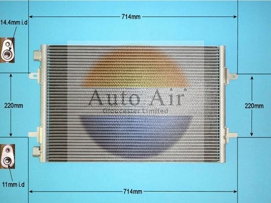 AUTO AIR 16-1284A Air Conditioning Condenser Fits Renault Avantime Espace