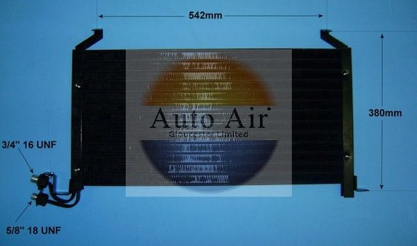 AUTO AIR 16-6015 Air Conditioning Condenser A/C Air Con Replacement For Saab 900