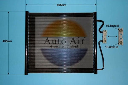 AUTO AIR 16-9693 Air Conditioning Condenser A/C Air Con Fits BMW 7 Series