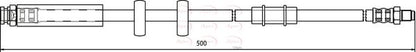 APEC HOS3614 Brake Hose Tube Line Pipe Front Braking System Fits Fiat Ducato