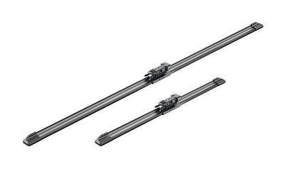 2 x BOSCH AEROTWIN A405S Flat Wiper Blades (Pair) 700/340mm Fits Ford Renault