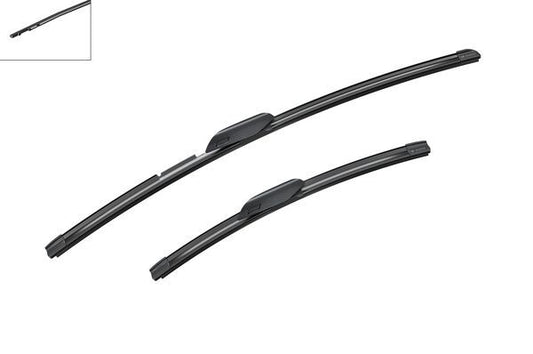 2 x BOSCH AEROTWIN A819S Flat Wiper Blades (Pair) 650/425mm Length Fits BMW