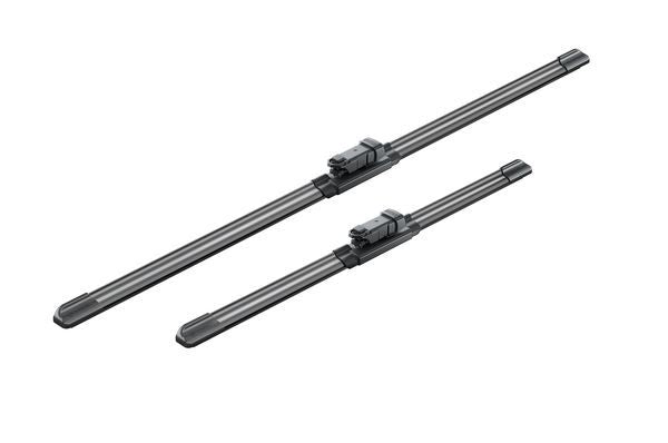 2 x BOSCH AEROTWIN A556S Flat Wiper Blades (Pair) Fits Audi DS Seat Skoda VW