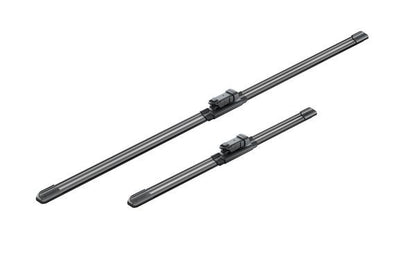 2 x BOSCH AEROTWIN A558S Flat Wiper Blades (Pair) Fits Citroen DS Peugeot Seat V