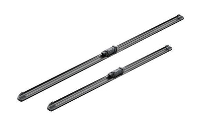 2 x BOSCH AEROTWIN A587S Flat Wiper Blades (Pair) 680/515mm Fits Audi Bentley