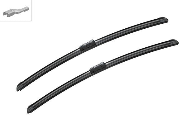 2 x BOSCH AEROTWIN A826S Flat Wiper Blades (Pair) 600/600mm Fits Mercedes