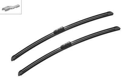 2 x BOSCH AEROTWIN A826S Flat Wiper Blades (Pair) 600/600mm Fits Mercedes
