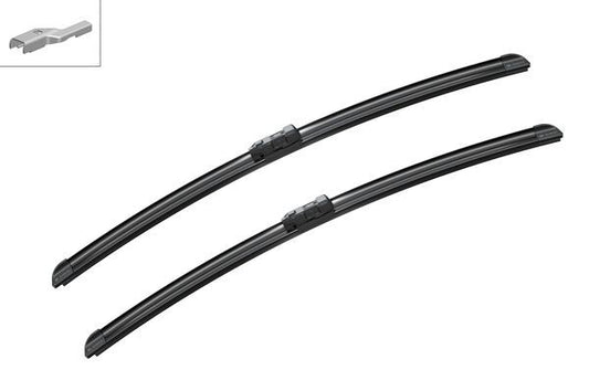 2 x BOSCH AEROTWIN A826S Flat Wiper Blades (Pair) 600/600mm Fits Mercedes