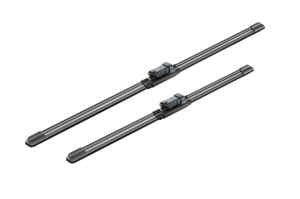 2 x BOSCH AEROTWIN A860S Flat Wiper Blades (Pair) 600/475mm Fits Audi Skoda VW