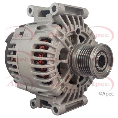 Alternator with Belt Pulley APEC AAL2006 Fits Mercedes-Benz C-Class E-Class