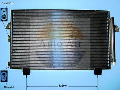 AUTO AIR 16-1027 Air Conditioning Condenser A/C Air Con Fits Toyota RAV4
