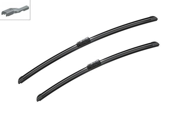 2 x BOSCH AEROTWIN A855S Flat Wiper Blades (Pair) 650/575mm Fits Mercedes