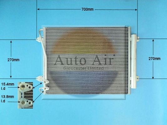 AUTO AIR 16-1322 Air Conditioning Condenser A/C Fits VW Passat Passat CC CC