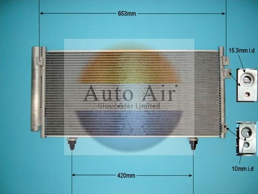 Auto Air 16-5012 A/C Condenser Air Conditioning Fits Subaru Forester Impreza XV