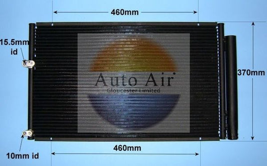 Auto Air 16-8914 A/C Air Con Condenser Air Conditioning Fits Toyota Prius