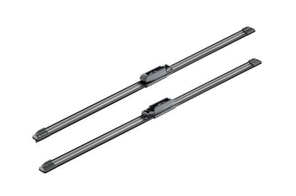 2 x BOSCH AEROTWIN A958S Flat Wiper Blades (Pair) 650/650mm Length Fits Seat