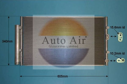 Auto Air 16-1440 A/C Condenser Air Conditioning Fits Subaru Brz Toyota GT 86