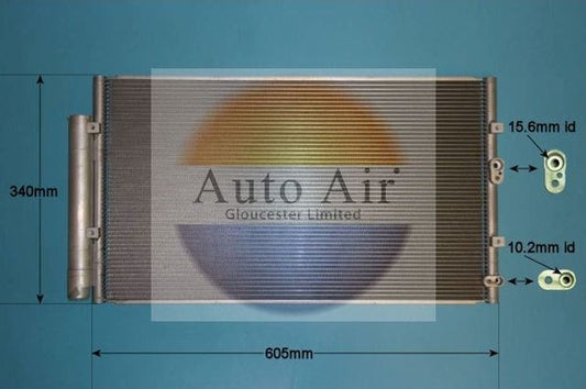 Auto Air 16-1440 A/C Condenser Air Conditioning Fits Subaru Brz Toyota GT 86