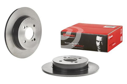 2x BREMBO 08.C046.41 Brake Disc Rear Solid Braking System Fits Suzuki Swift