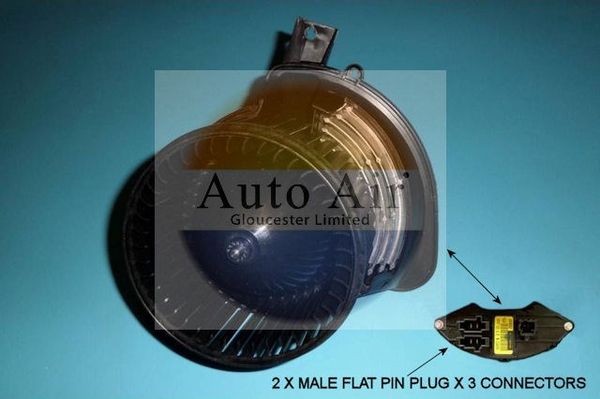 AUTO AIR 21-0119 Interior Blower Fits Fiat Grande Punto Vauxhall Corsa Corsavan