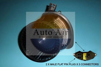 AUTO AIR 21-0119 Interior Blower Fits Fiat Grande Punto Vauxhall Corsa Corsavan