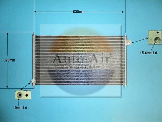Auto Air 16-5265 A/C Air Con Condenser Air Conditioning Fits Honda Prelude S2000